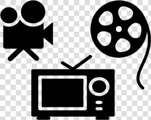 Film Clipart Tv Film  Film Tv Film Transparent Free   Film And Television Logo  HD Png Download