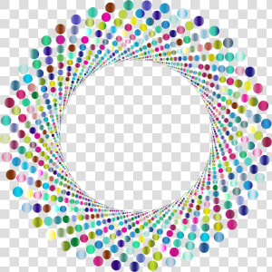 Colorful Circles Shutter Vortex  HD Png Download