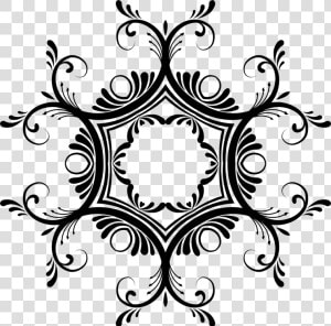 Floral Design Line Art Decorative Borders Decorative   Vector Ornament  HD Png Download