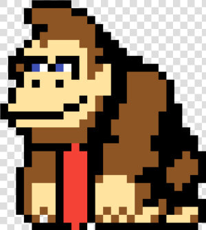 Donkey Kong No   Easy Donkey Kong Pixel Art  HD Png Download