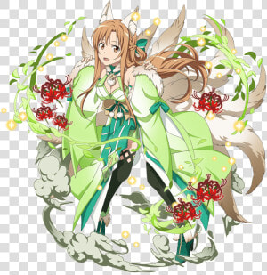 Sword Art Online Foxy Beauty Asuna   Png Download   Asuna Memory Defrag  Transparent Png