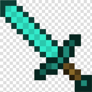 Sword Minecraft   Minecraft Diamond Sword Png  Transparent Png