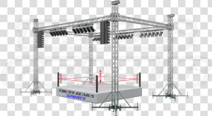 Boxing  Boxing Ring Truss  Aluminum Truss  Global Truss    Stage Truss  HD Png Download