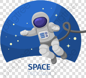 Transparent Astronaut Vector Png   Cartoon Astronauts In Space  Png Download