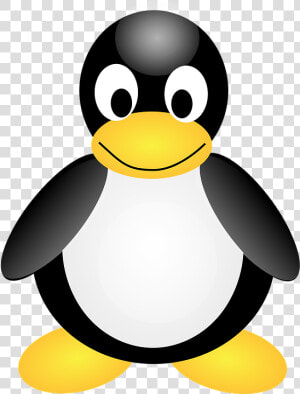 Transparent Fat Clipart   Linux Tux  HD Png Download