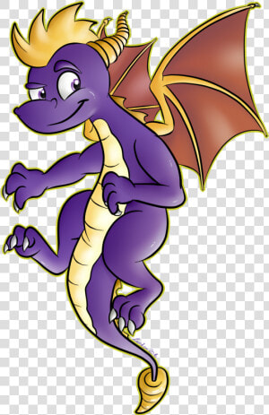  old Art  Spyro   Spyro Cartoon  HD Png Download