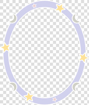 Starry Night Frame   Star Moon Frame Png  Transparent Png