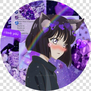  icon  sailormoon  sailorsaturn  anime  sticker  cute   Sailor Moon Aesthetic Icons Anime  HD Png Download