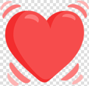 Clipart Beating Heart Emoji   Beating Heart Emoji  HD Png Download