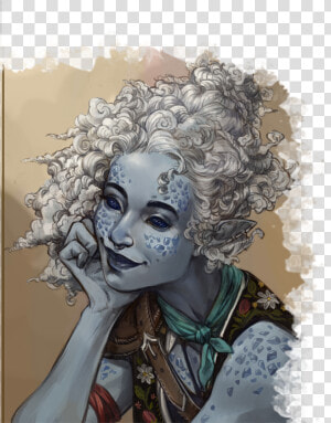 Air Genasi Bard  HD Png Download