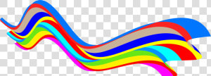 Weaves Clipart Rainbow   Rainbow Wave Design Png  Transparent Png