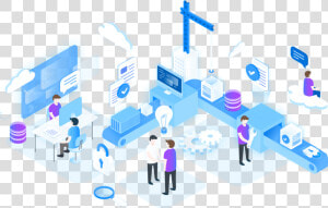 Devops Solutions   Expertise Isometric  HD Png Download