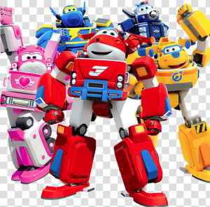 Robot Super Wings Kết Hợp Xe Cứu Hộ Nhỏ Mô Hình Jet   Super Wings Transformer Characters  HD Png Download