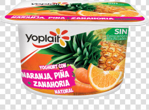 Yogurt Batido Sabor Naranja Piña Y Zanahoria 125 Gr   Yoplait  HD Png Download