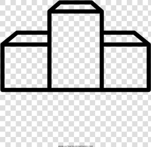 Podium Coloring Page   White Podium Png  Transparent Png