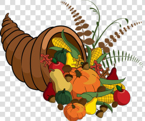 Cornucopia Thanksgiving Clip Art   Cornucopia Clipart  HD Png Download