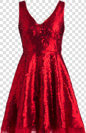 Sequin Dress Png Background   Transparent Red Dress Png  Png Download