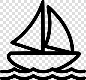 Sail Boat   Sailing Icon Png  Transparent Png