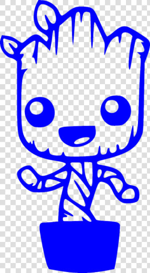 Baby Groot Dancing Guardians Of The Galaxy Funny Car   Baby Groot Easy Drawing  HD Png Download