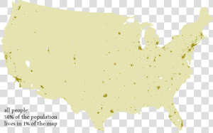 In The Philippines  10  Of The Population Lives In   Map Of Grasslands In The United States  HD Png Download