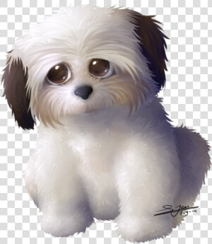 Transparent Maltese Clipart   Emoji Dog Shih Tzu  HD Png Download