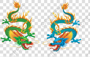 Dragon Clipart Color   Chinese Golden Dragon Png  Transparent Png