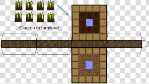 Picture   Papercraft Minecraft Village House  HD Png Download