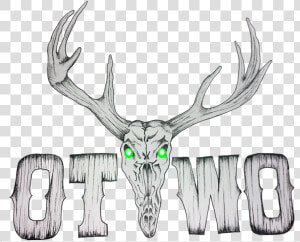 Transparent Whitetail Deer Png   Sketch  Png Download