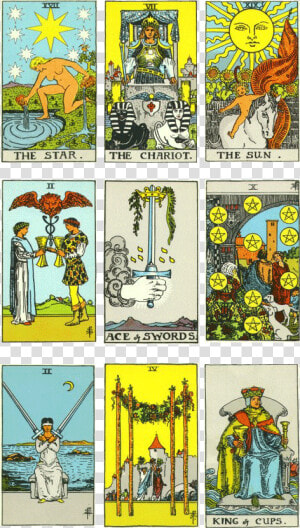 Sample Rider Waite Smith Cards   Tarot Rider Waite Smith  HD Png Download