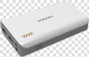 Romoss 10400mah White Power Bank   Power Bank  HD Png Download