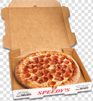 Pizza Boxes Png   Pepperoni Pizza In Box  Transparent Png