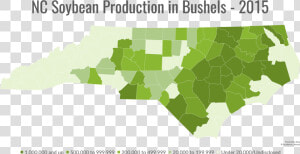 North Carolina Soybean Farms Map  HD Png Download