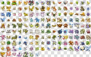 All Pokemon Indigo League  HD Png Download