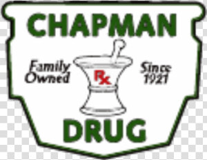 Chapman Drug Company   Emblem  HD Png Download