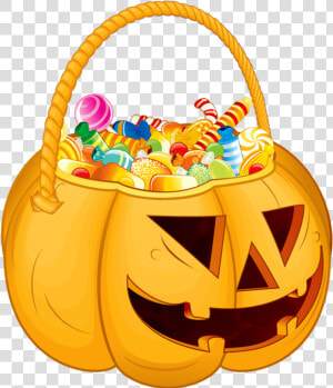 October Clipart Candy   Trick Or Treat Bag Png  Transparent Png