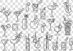 Png Transparent Library Cocktail At Getdrawings Com   Drawing  Png Download