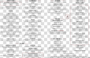 Smoke Menu   Bourbon And Smoke Columbus Ga  HD Png Download