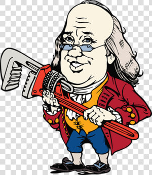 Svg Free Ben Clipart Franklin   Benjamin Franklin Plumbing  HD Png Download