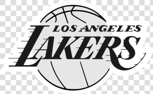 Los Angeles Lakers Logo Black And White   Black And White Lakers Logo Png  Transparent Png