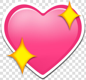  pink  heart  emoji  sparkle  cute  overlay  overlaysticker   Octubre Para Whatsapp Bonitas  HD Png Download