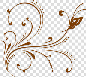 Scroll  Design  Retro  Vintage  Floral  Decoration   Vector Clip Art Png  Transparent Png