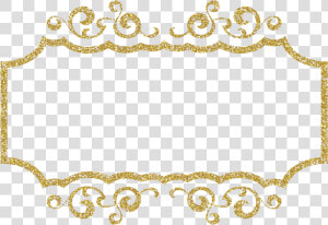 Vector Frames Glitter   Gold Frame Vector Png  Transparent Png