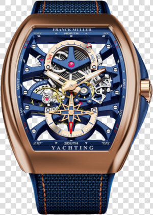 V 45 S6 Pr Sqt Ancre Fm Yacht   Franck Muller Vanguard Yachting Skeleton  HD Png Download