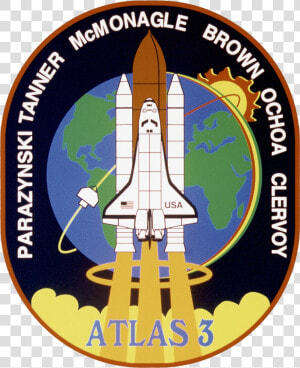 Sts 66 Patch   Space Shuttle Mission Patch  HD Png Download