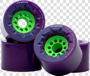 Purple   Caguama Orangatang Wheels  HD Png Download