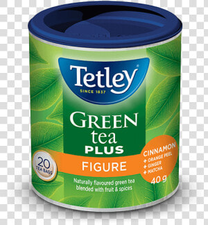 Tetley Green Tea Plus Figure   Label  HD Png Download