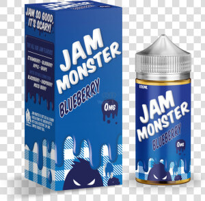 Blueberry Jam Monster Title   Jam Monster Liquid Strawberry  HD Png Download