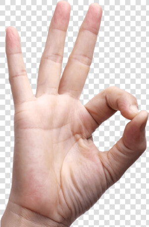 Ok Finger Hand Sign Language   Hand Ok Sign Png  Transparent Png