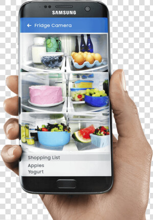 Samsung Fridge App   Samsung Family Hub App  HD Png Download