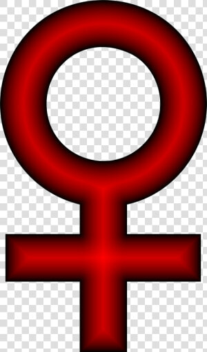 Female Symbol Crimson Clip Arts   Symbol Of Femininity  HD Png Download